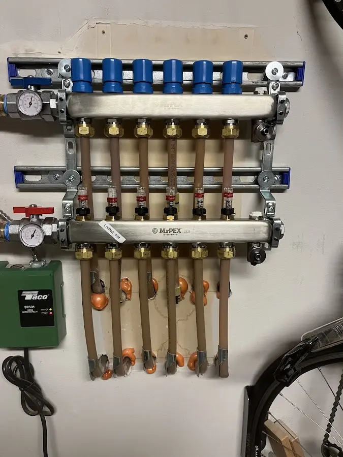 Plumber performing Leak Detection at a residential property in Sealy